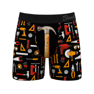 THE HAMMER TIME | FATHER'S DAY TOOL PRINT BALL HAMMOCK BOXER BRIEFS
